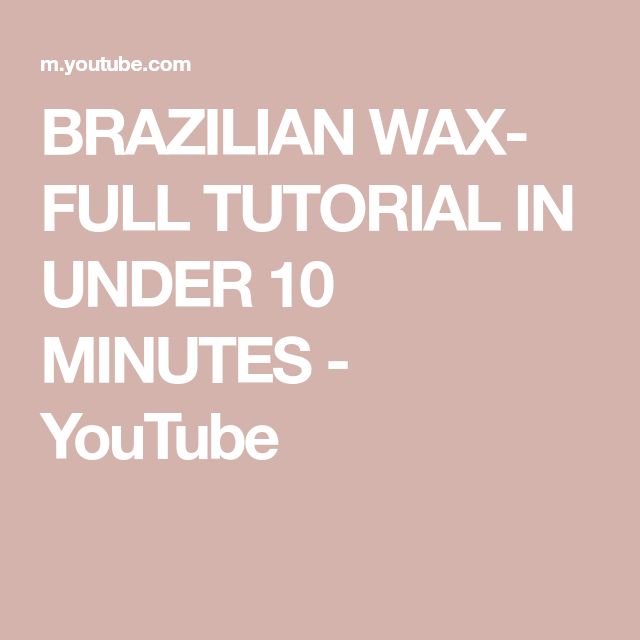 billy feicht share youtube brazilian wax demo photos