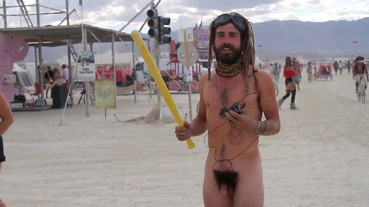 Burning Man Nude Sex tranny boobs