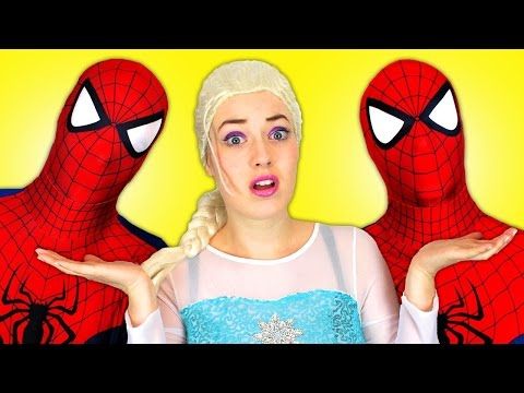 spiderman and frozen videos