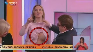 brian oriley recommends Nudity Caught On Live Tv