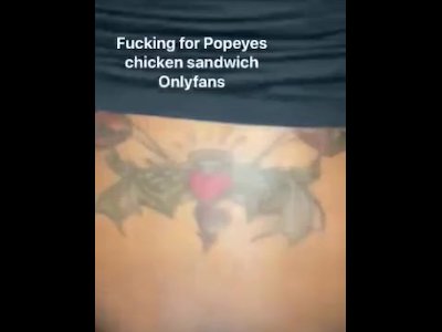 popeyes chicken sandwich porn