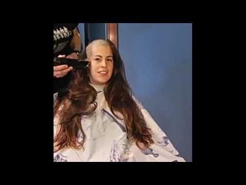 angie dell recommends Woman Headshave In Barbershop