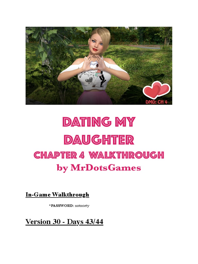 dating my daughter walkthrough