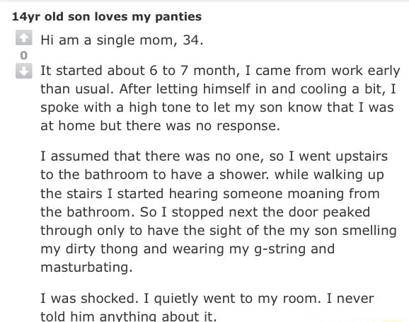 bena nguyen recommends son wearing moms panties pic