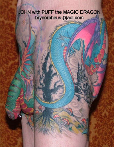 cindy begley recommends puff the magic dragon penis tattoo pic