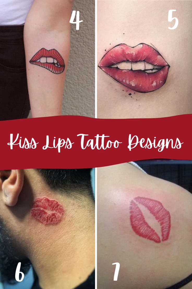 Best of Pics of lips tattoos
