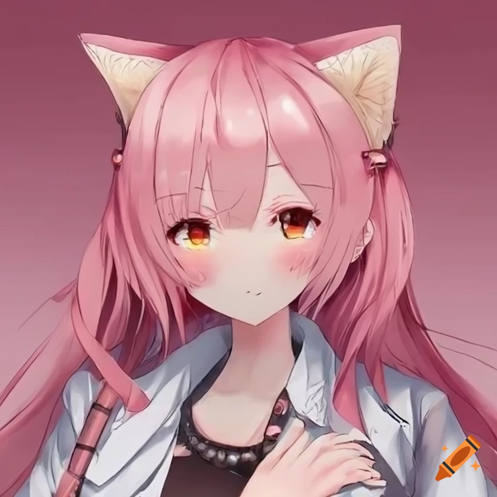 adele wightman recommends pink haired cat girl pic