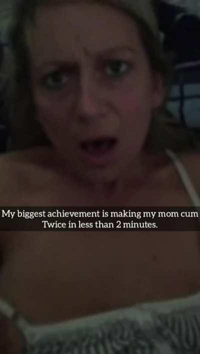 mom takes my cum