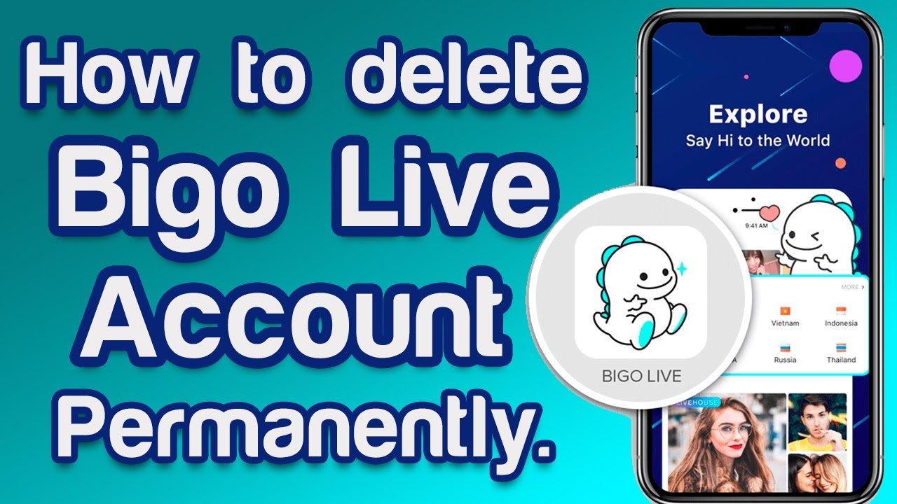 Delete Bigo Live Account sophie dee