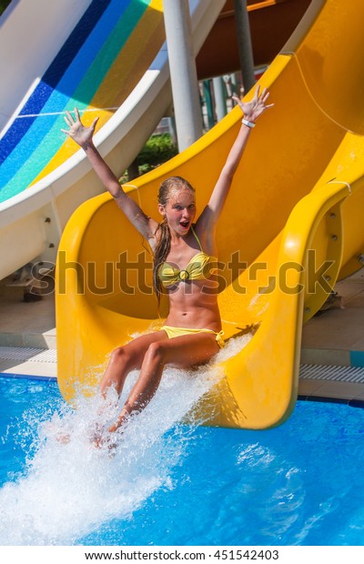 brittney winston recommends bikini vs water slide pic