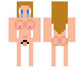 Nude Minecraft Girl Skin design plans