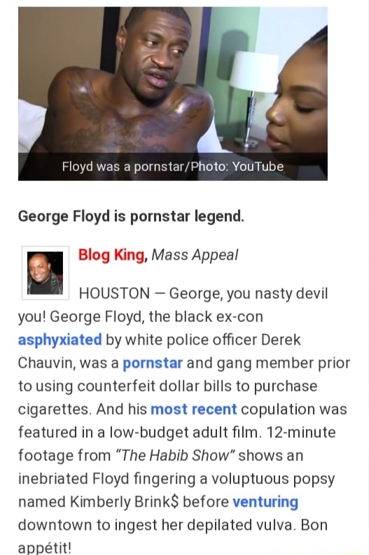anne larsen recommends was george floyd a pornstar pic