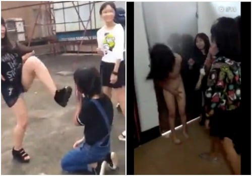 Best of Girl stripped by classmates