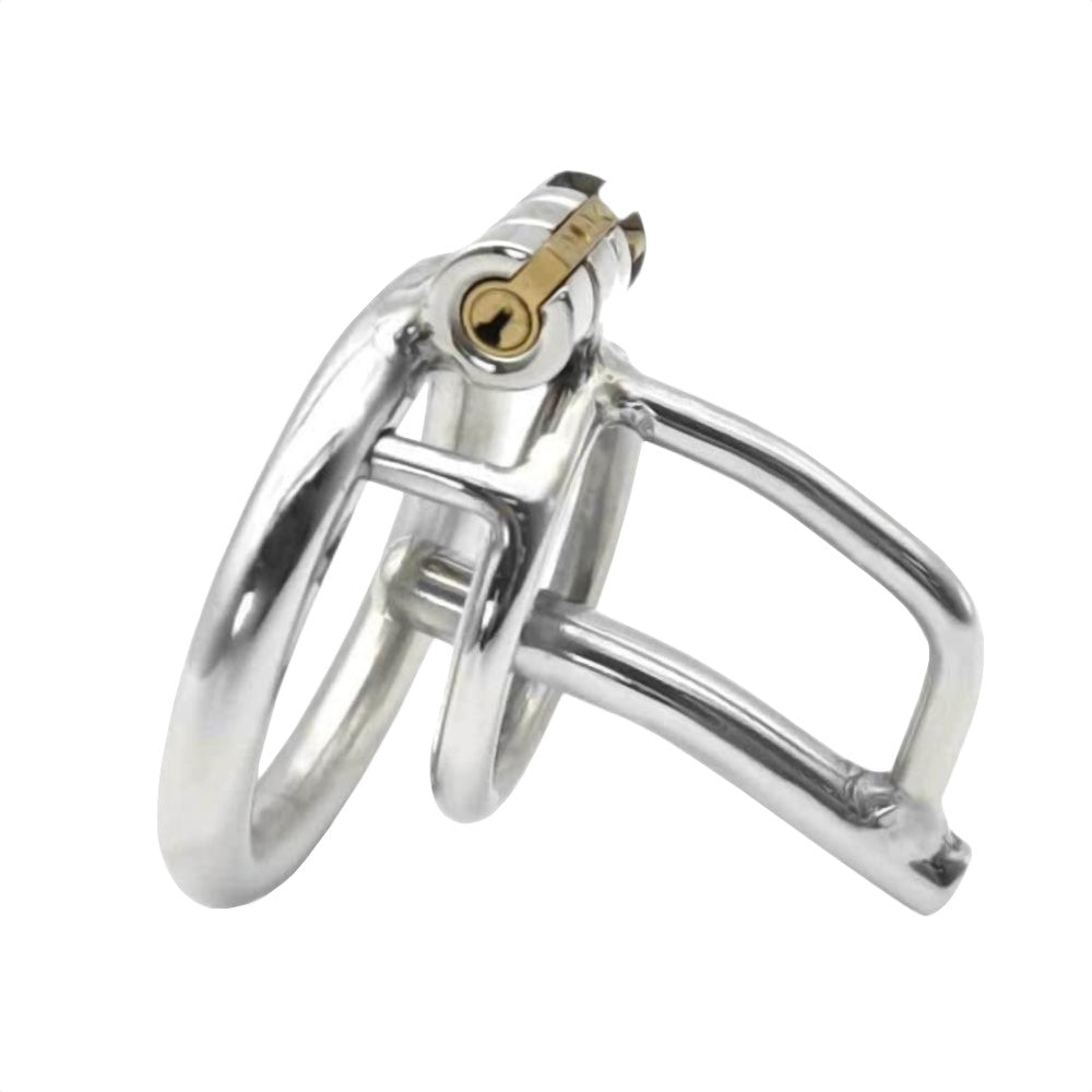 chastity cage with urethra tube
