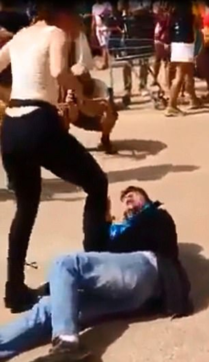 bishoy nassef add photo woman pinning man down