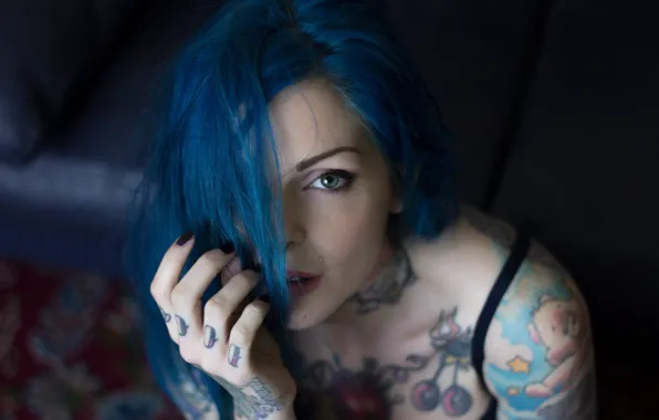 ashley nguyen recommends Suicide Girl Blue Hair