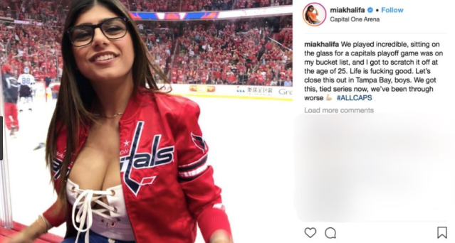 cordelia brown recommends Mia Khalifa Hockey Player