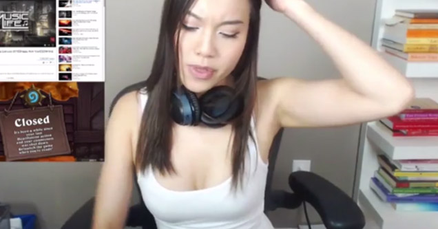 bianca ify recommends forgets to leave her twitch stream on and faps pic