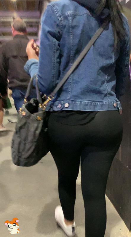 Best of Big butt in black leggings