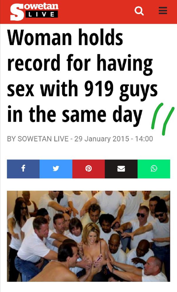 allen watterson recommends Sex With 919 Men