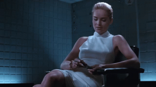 aaron pool recommends basic instinct legs uncrossed gif pic