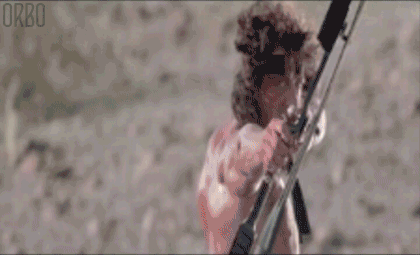 aditya syahputra recommends Rambo Shooting Gif