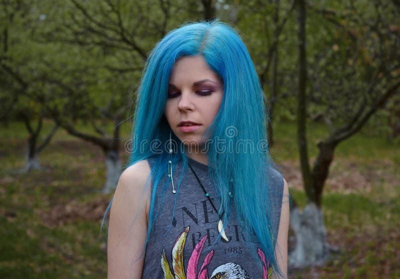 Best of Suicide girl blue hair