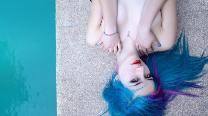 diana will add suicide girl blue hair photo