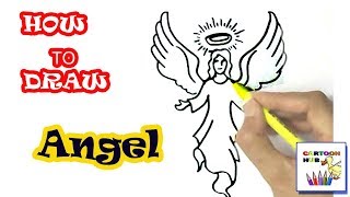 amanda arana add how to draw cartoon angel photo