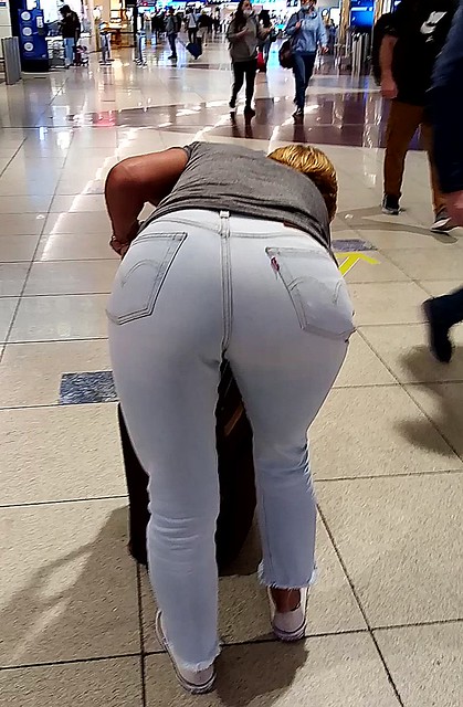 white booty bent over