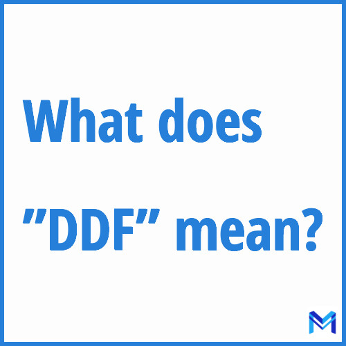 What Is Ddf Mean massey imdb