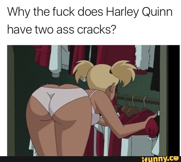 chandrashekar nair recommends harley quinn double butt crack pic