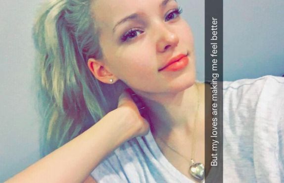 what is dove cameron snapchat