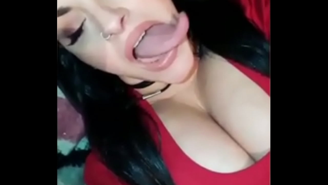 david leibensperger recommends brunette big tits long tongue porn pic