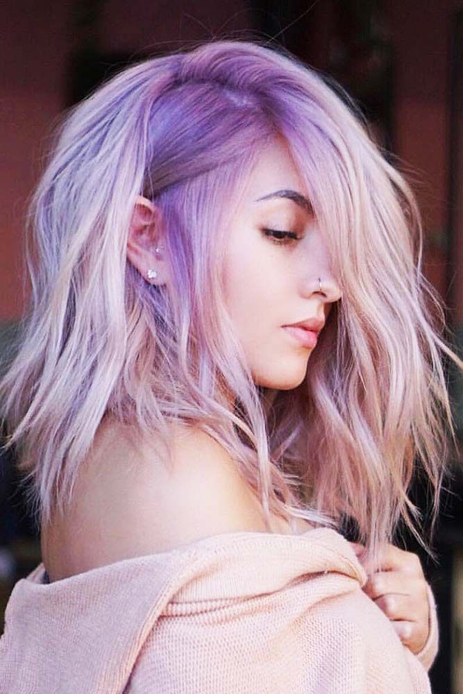 Best of Nude purple hair