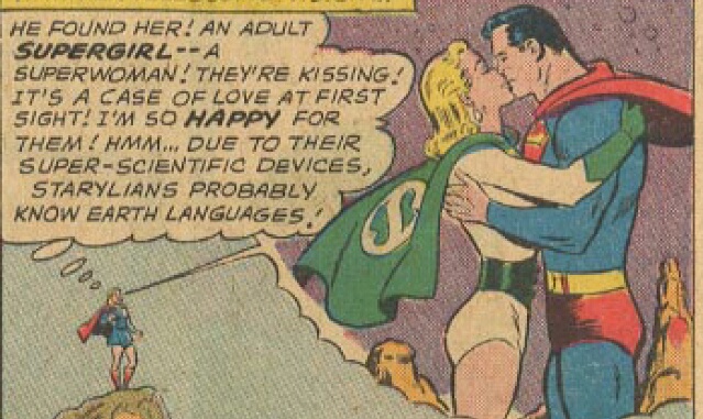 ary dizayee recommends supergirl and superman kiss pic