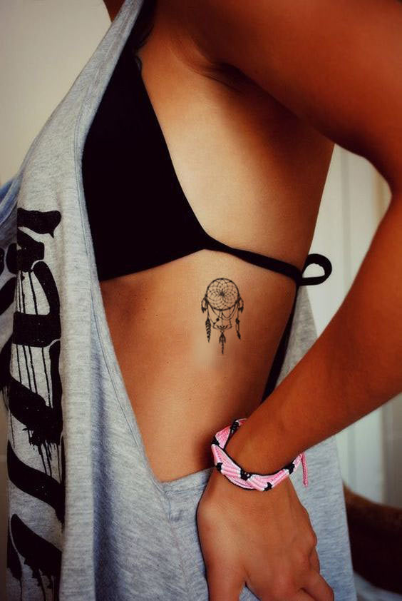 Best of Small side stomach tattoos for females