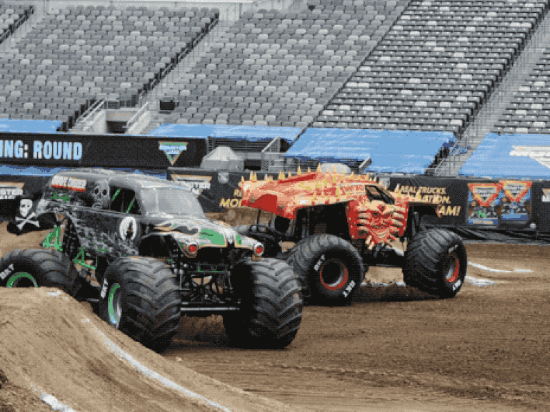 darwin garza recommends monster truck gif pic