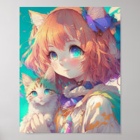 dale shafer add anime girl with kitten photo