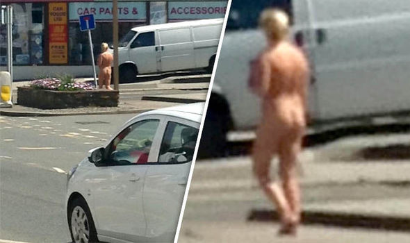 Woman Walking Around Naked ever hd