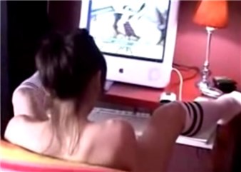 Best of Girls masterbate watching porn