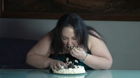 deanna deiseroth add fat chick eating cake photo