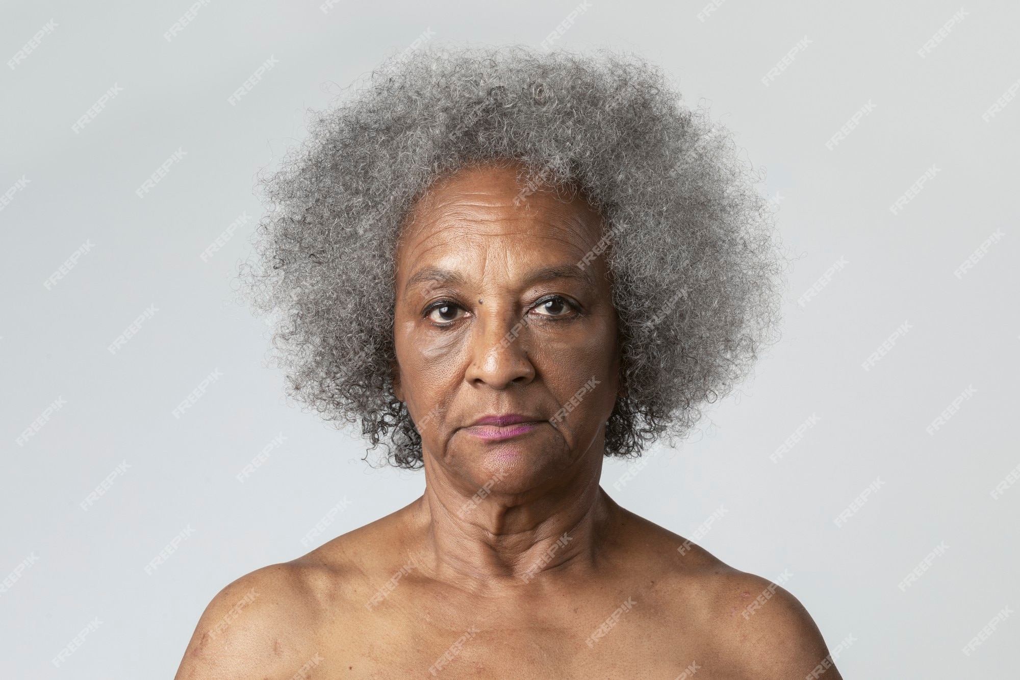 nude older black woman