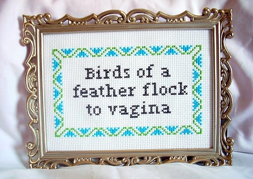Best of Birds of a feather flock to vagina