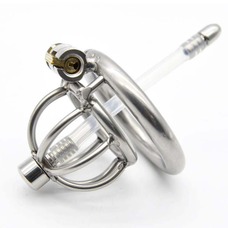 david rosebeary add photo chastity cage with urethra tube