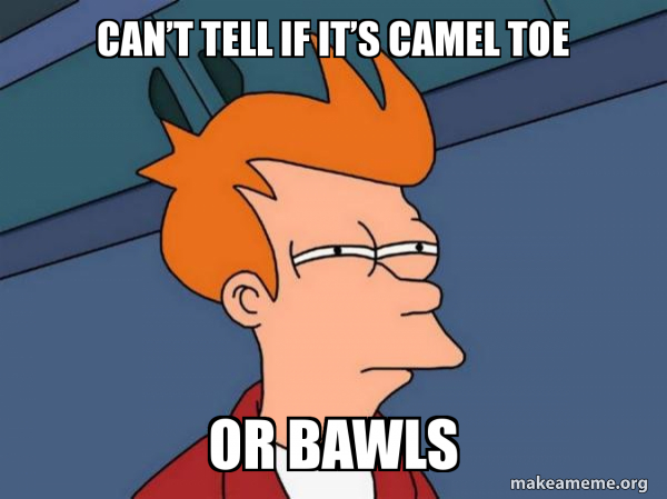 Best of Camel toe meme