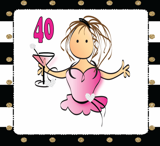 happy 40th funny 40th birthday gif