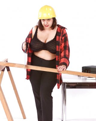 female construction worker porn