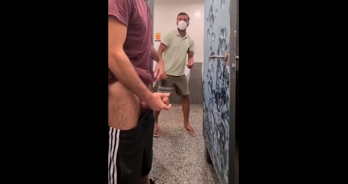 getting caught jerking off