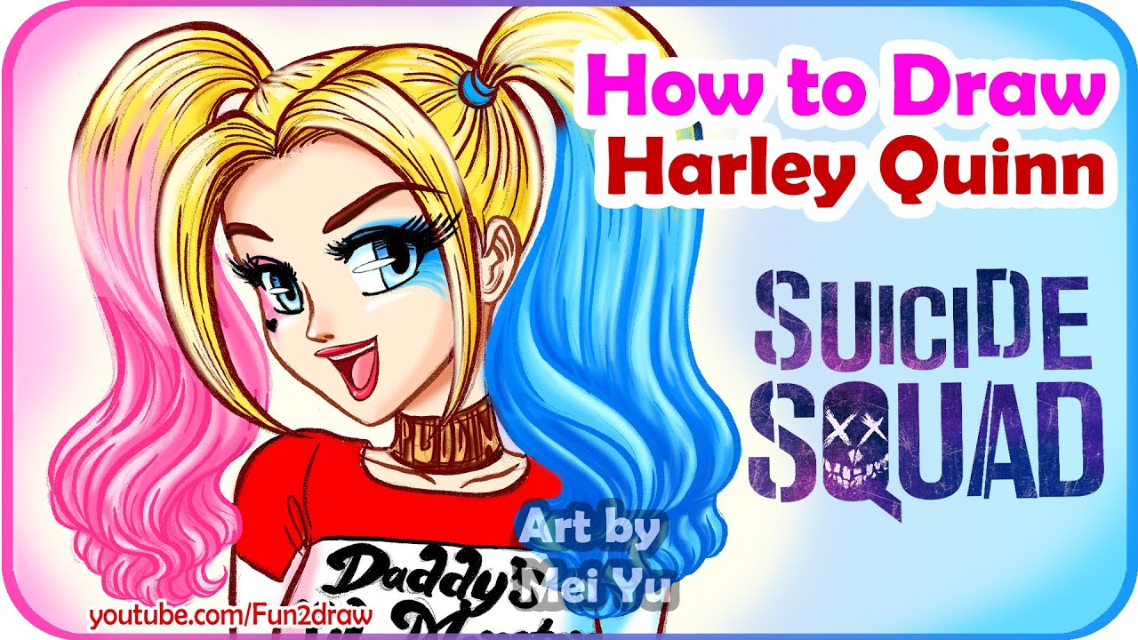 How To Draw Anime Harley Quinn first blowjob